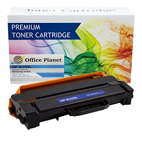 Office Planet Compatible Replacement for Samsung MLT-D103L Toner Cartridge - Black, 2,500 Page Yield