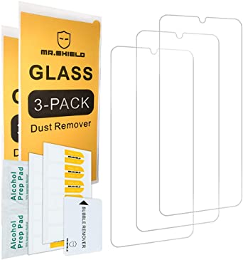 [3-Pack]- Mr.Shield for LG G8X ThinQ (Not Work for The Dual Screen) [Tempered Glass] Screen Protector [Japan Glass with 9H Hardness] with Lifetime Replacement