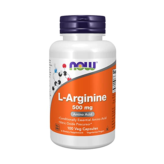 Now Foods L-arginine 500mg - 100 Capsules