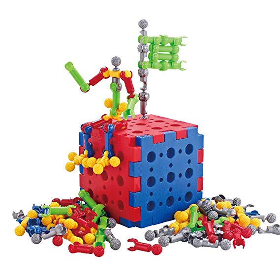 Stem Toys, Building Blocks for Kids- 75 Pieces Creative Construction and Engineering Blocks Toys -Intelligent Learning DIY Stick Building Block for Kids