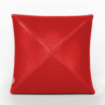 Zyllion ZMA-20 Luxury Shiatsu V-Spring Massager Pillow with Heat Red- One Year Warranty