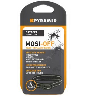 Mosi-Off DEET Insect Repellent bands - 4 pack