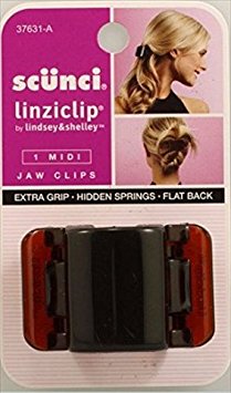 Scunci Linziclip Midi Jaw Hair Clip - 1 Clip (Pack of 3)