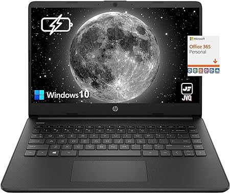 hp Newest 14" Premium Laptop, Intel Quad-Core Pentium N5030(up to 3.1 GHz), 16GB RAM, 1TB PCIe SSD, 1-Year Office 365, Bluetooth, Webcam, WiFi, Type-C, HDMI, Win 10S, Jet Black