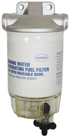 SeaSense Fuel Filter Kit with Clear Bowl And Aluminum Head