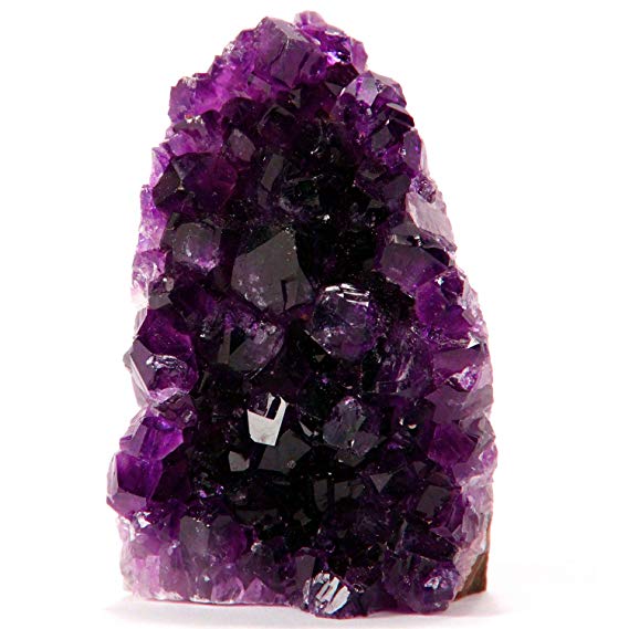 Superior Best Amethyst Cluster. (Less Than 1/2 lb) These Petite Purple Crystals are a Perfect Compliment to Your Powerful Collection of Amethyst. Plus a Bonus Mineral Included as a Thank You.