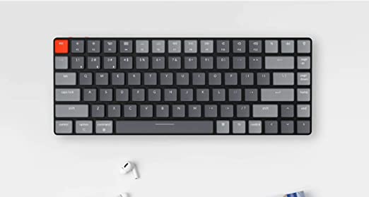 Keychron K3 Ultra-Slim Wireless Mechanical Keyboard RGB LED Backlit Aluminum Frame for Mac Windows, Gateron Red Switch