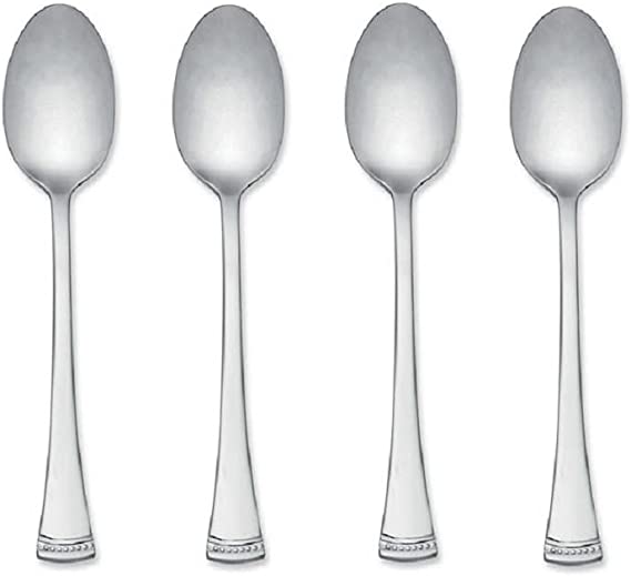 Lenox Portola 18/10 Stainless Steel Teaspoon (Set of Four)