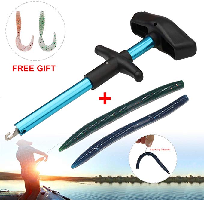 Easy Fish Hook Remover Tool Squeeze-Out Fishing Hooks Separator Tools Portable Easy Reach Stainless Steel Fishing Hooks Extractor Minimizing Injuries Fishing Hand, Fast Decoupling, No Injury