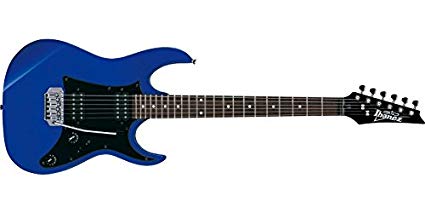 Ibanez 6 String Solid-Body Electric Guitar, Blue (GRX20ZJB)
