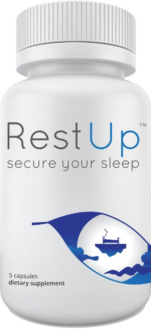 RestUpTM: #1 Premium Non-Habit Forming Sleep Aid - Sleep Deeply and Wake Up Energized - 100% Moneyback Guarantee - Made with Suntheanine®, NIAGEN, 5-HTP, Bioperine, and Melatonin - Sleep Supplement