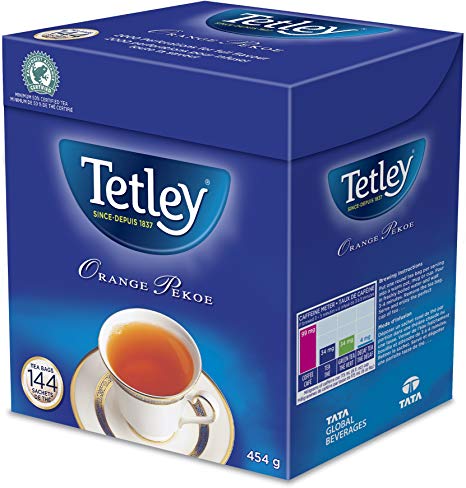Tetley Orange Pekoe Tea, 144 Count