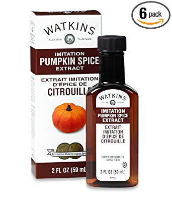 Watkins Imitation Extract, Pumpkin Spice, 2 Fl Oz (Pack of 6)