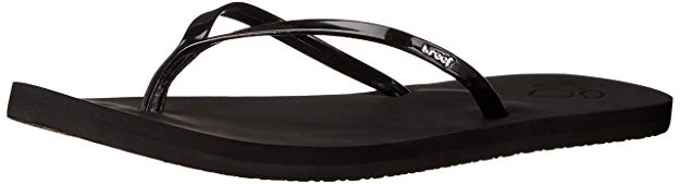 Reef Womens Sandals Bliss | Faux Patent Leather Flip Flops for Women With Soft Cushion Footbed | Waterproof