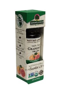 Natures Answer 100 Percent Pure Organic Grapefruit Essential Oil 050 Ounce