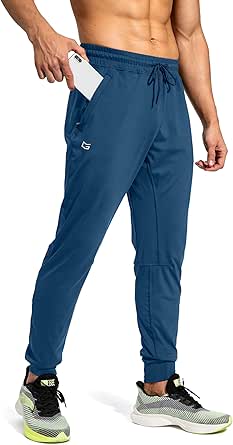 G Gradual Men's Sweatpants with Zipper Pockets Athletic Pants Traning Track Pants Joggers for Men Soccer, Running, Workout