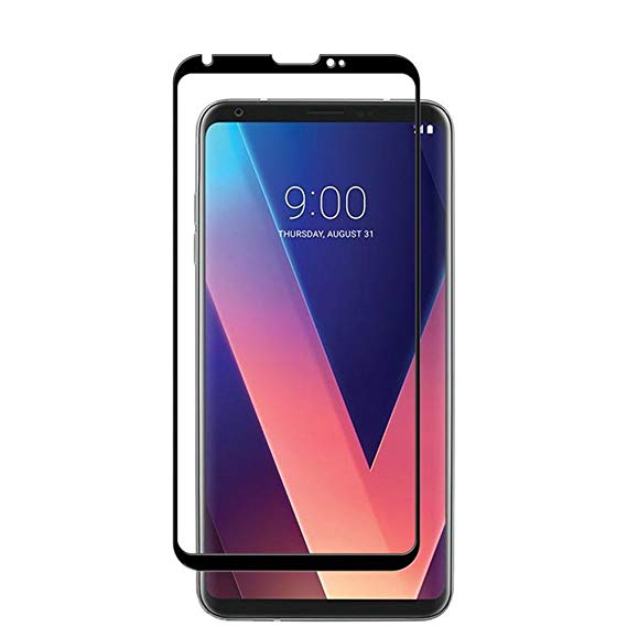For LG V30/V30 Plus Screen Protector，Sarima[Full coverage][Anti Scratch][Bubble Free] HD Clear 9H Tempered Glass Screen Protector Film for LG v30/v30 plus