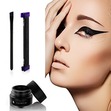 Ladygo Eyeliner Stamp Easy to Makeup Eye Wing Liners 3 In 1 Liquid Drawing Eyeliners Stamps 1 Second Make Up Tool-Size Large