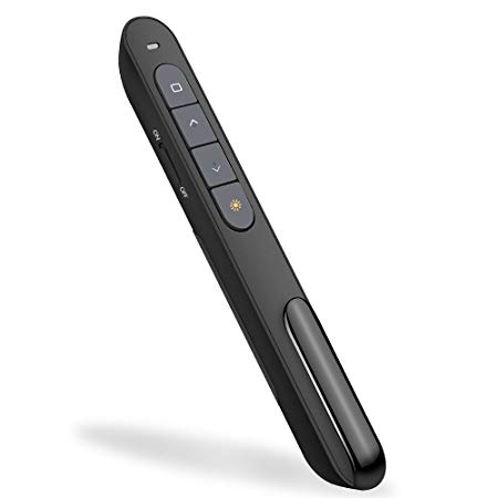 Wireless Presenter, EIGBIT Hyperlink Volume Control USB PowerPoint Presenter Clicker Presentation Remote Control RF 2.4GHz