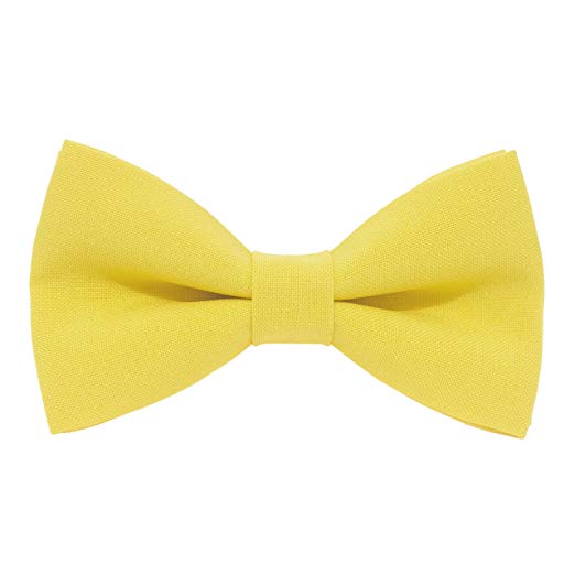 Classic Pre-Tied Bow Tie Formal Solid Tuxedo for Adults & Children, by Bow Tie House