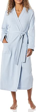 Amazon Essentials Women's Lightweight Waffle Full-Length Robe (Available in Plus Size)