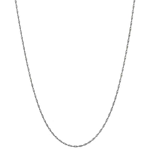 Bling For Your Buck Sterling Silver 1.5mm Italian Twisted Curb Chain Necklace 16" - 30"