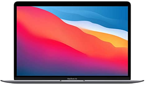 Apple MacBook Air 13.3" with Retina Display, M1 Chip with 8-Core CPU and 7-Core GPU, 8GB Memory, 512GB SSD, Space Gray, Late 2020