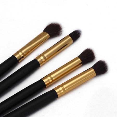 Lookatool® 4Pcs Makeup Cosmetic Tool Eyeshadow Powder Foundation Blending Brush Set