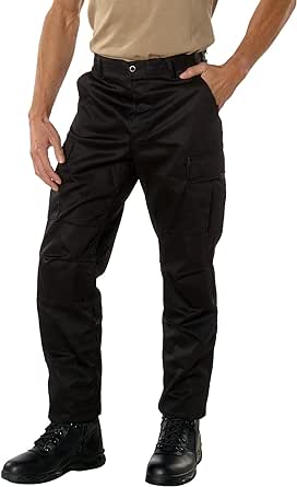 Rothco Tactical BDU Pants - Rugged Outdoor Hiking Cargos Comfortable Uniform Pant