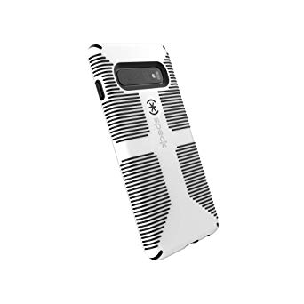 Speck Products CandyShell Grip Samsung Galaxy S10 Case, White/Black