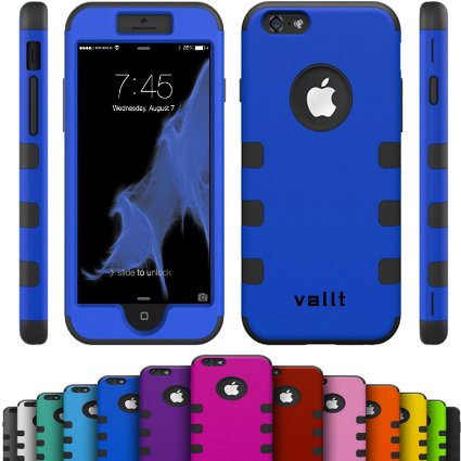 Vallt Dual Layer Armor Shock Absorbent Case for iPhone 6s  6 - Blue