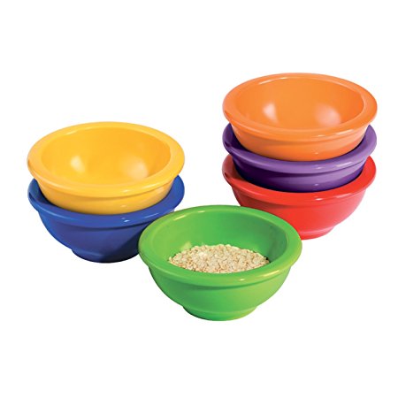 Oggi Melamine 6-Piece Pinch Bowl Set, Assorted Colors