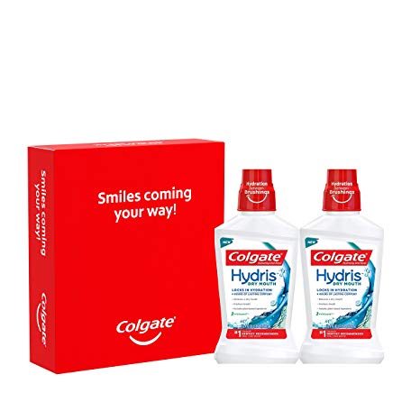 Colgate Hydris Dry Mouth Mouthwash, 16.9 Fluid Ounce, 2 Count