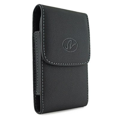 Black Vertical Leather Cover Belt Clip Side Case Pouch For ATT Samsung Galaxy S4 Active I9295 SGH-I537
