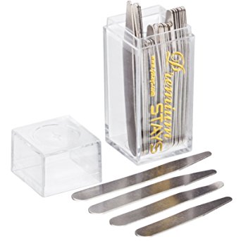Shoe Box 26 Premium Stainless Steel 4 Sizes in a Box Collar Stays