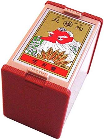 Nintendo Japanese Playing Cards Game Set Hanafuda Tengu Red