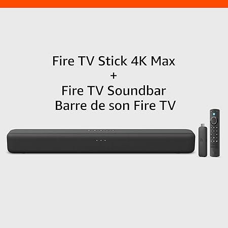 Amazon Fire TV Stick 4K Max with Fire TV Soundbar