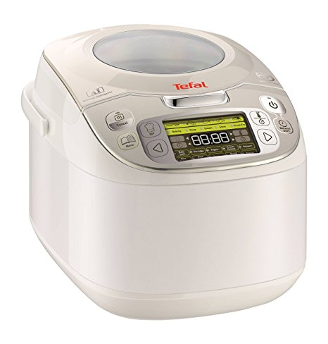 Tefal RK812142 MultiCook Advanced 45-in-1 Multicooker, 45 Manual and Auto Programs - White