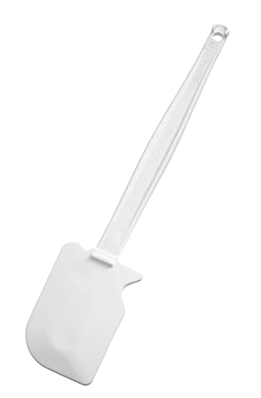 Rubbermaid Commercial High Heat Silicone Spatula, 13.5", White Handle, 1980415