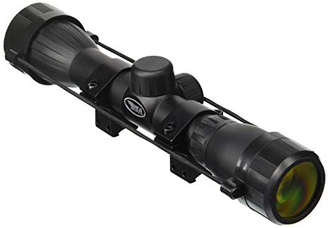 BSA Optics Special Series Rimfire Rifle Scope with 30/30 Duplex Reticle and Rings, 4x32mm