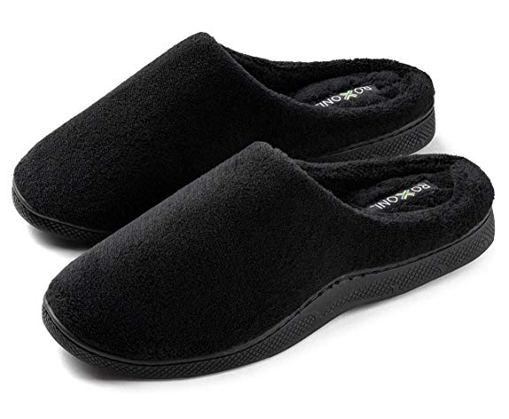 Roxoni Women's Indoor Clog Slippers; Ideal Classic and Fancy Terry House Shoe