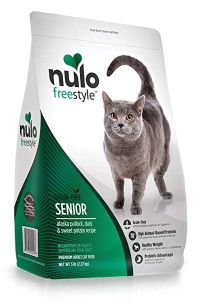 Nulo Senior Freestyle Grain Free Dry Cat Food for Digestive & Immune Health