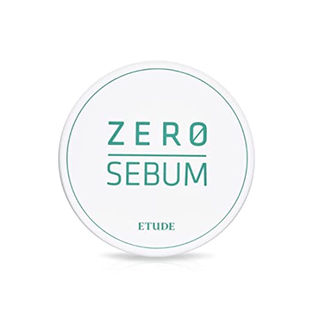 ETUDE Zero Sebum Drying Powder 4g 21AD | Lightweight Oil Control No Sebum Lose Face Powder with 80% Mineral | Long Lasting for Setting or Foundation Makes Skin Downy