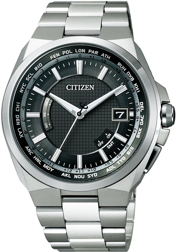 CITIZEN Attesa eco-drive radio clocks direct flight needle expression CB0120-55E men's watch