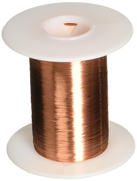 Remington Industries 40SNSP.25 40 AWG Magnet Wire, Enameled Copper Wire, 4 oz, 0.0034" Diameter, 8304' Length, Natural