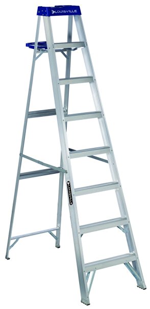 Louisville Ladder AS2110 250-Pound Duty Rating Aluminum Stepladder, 10-Feet