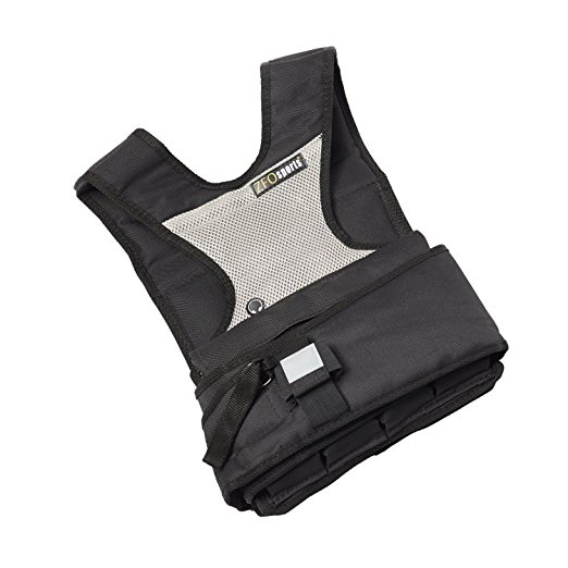 ZFOsports 30LBS Womens Adjustable Weighted Vest With Phone Pocket & Water bottle holder.