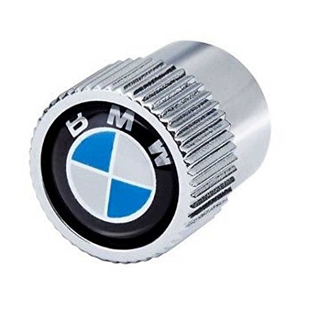 BMW Genuine Factory OEM 36110421544 Valve Stem Caps (Set of 4) Roundel Logo