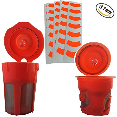 K-Carafe 2.0 Reusable Filter and K-CUP 2.0 Single Cup Reusable Filters Includes 30 Freedom Stickers From Freedom Brew-Brews K-Mug Sizes 12-14oz Fits All 2.0 Models K200-K250-K300-K400-K500