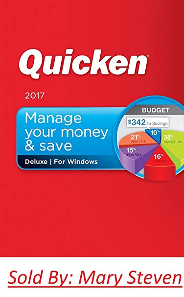 Intuit Quicken Deluxe 2017 (PC-Disc) Personal Finance & Budgeting Software